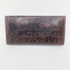 Mou Meraki Brown leather wallet